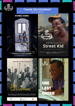 Shorts Blocks Posters-Thank you for being Poster